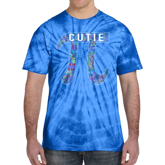 Cutie Pi Pie Math Gift I Fun Math Geek Nerd Great Gift Tie-Dye T-Shirt