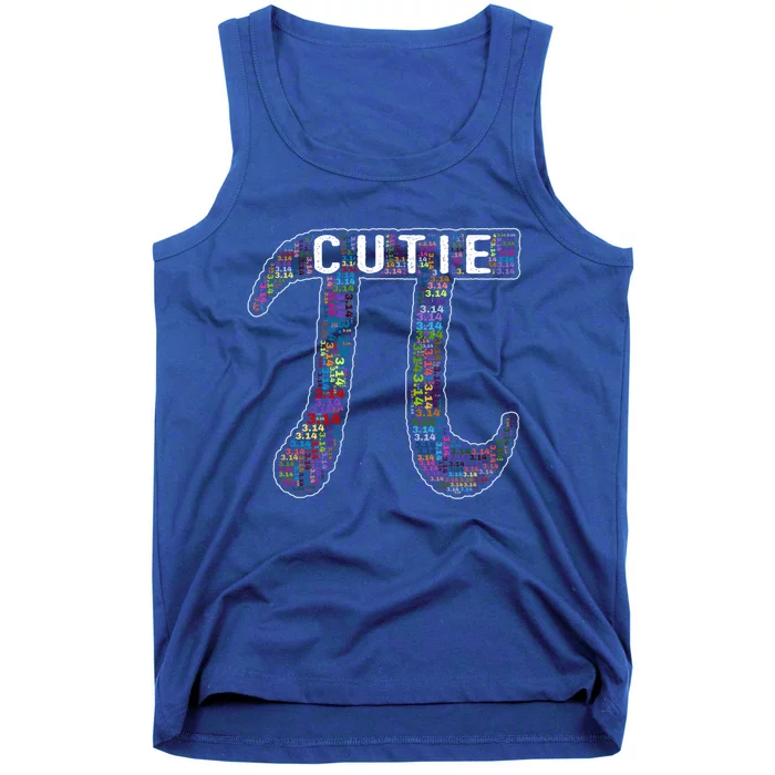 Cutie Pi Pie Math Gift I Fun Math Geek Nerd Great Gift Tank Top