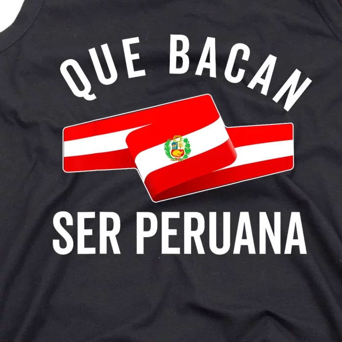 Camiseta Peruana Peruvian Flag Pride Peru Mujer Slang Women Tank Top