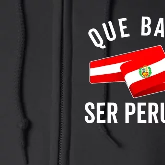 Camiseta Peruana Peruvian Flag Pride Peru Mujer Slang Women Full Zip Hoodie