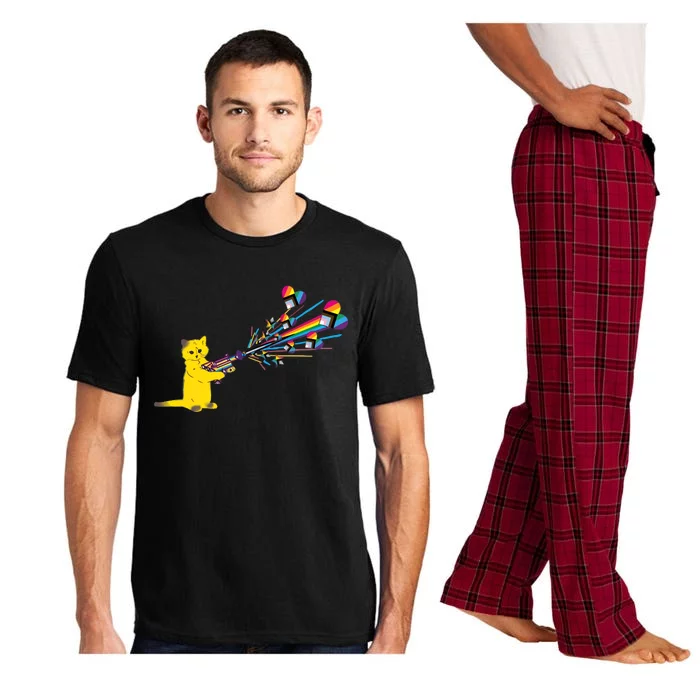 Cat Pew Pew Pride Pajama Set