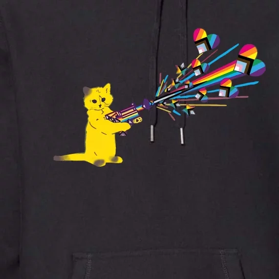 Cat Pew Pew Pride Premium Hoodie