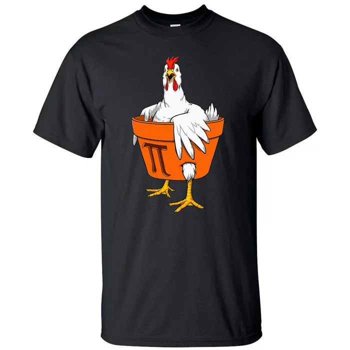 Chicken Pot Pi Day Math Teacher Gift Tall T-Shirt