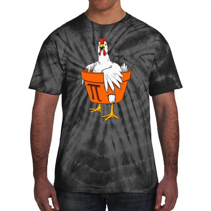 Chicken Pot Pi Day Math Teacher Gift Tie-Dye T-Shirt