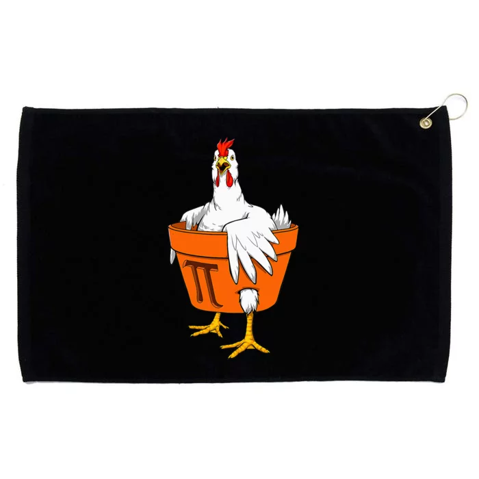 Chicken Pot Pi Day Math Teacher Gift Grommeted Golf Towel