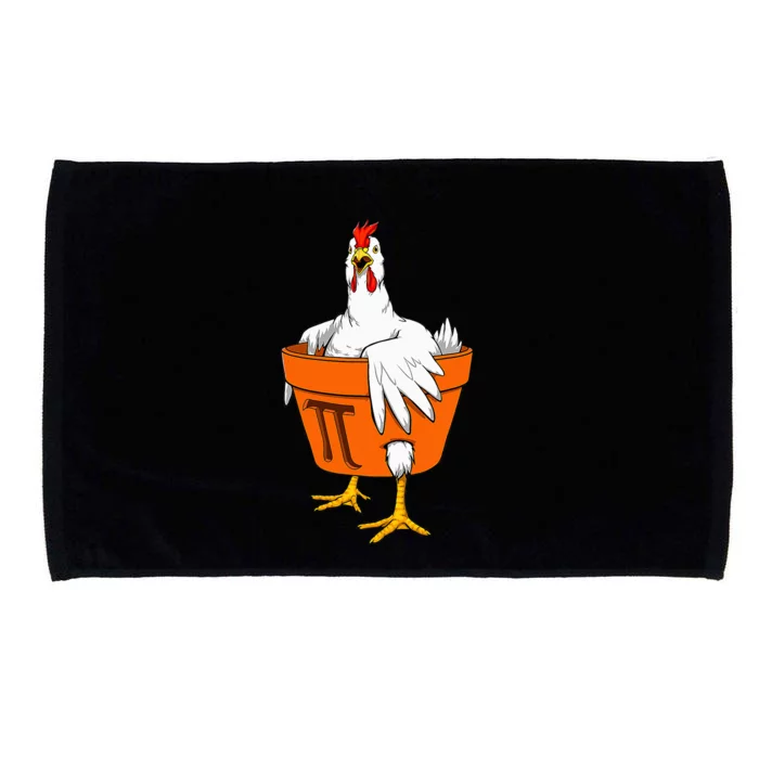 Chicken Pot Pi Day Math Teacher Gift Microfiber Hand Towel