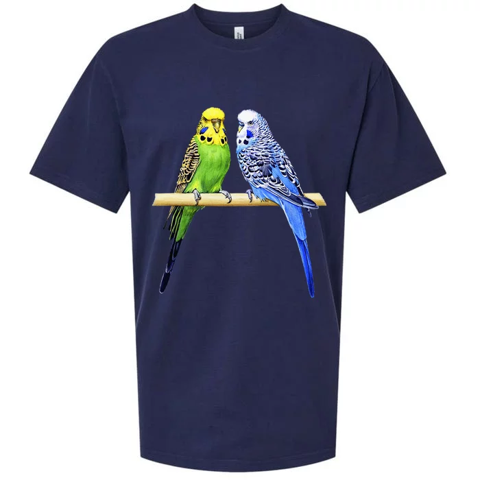 Colorful Parrots Parrot Birds Bird Lover Parakeets Sueded Cloud Jersey T-Shirt