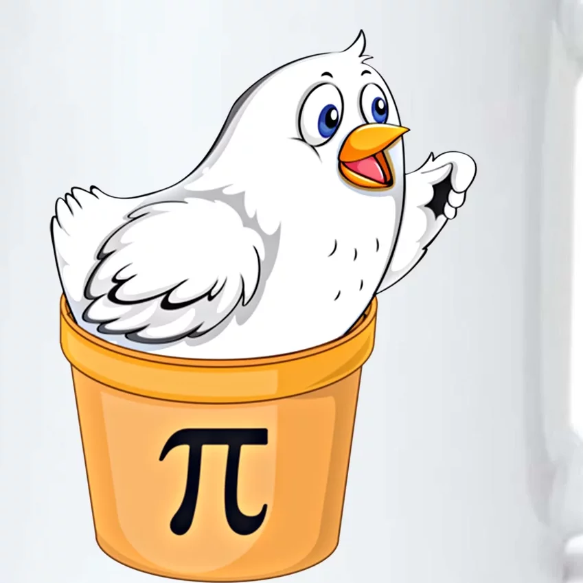 Chicken Pot Pie Gift Funny Math Pun Chicken Pot Pi 3 14 Gift Black Color Changing Mug