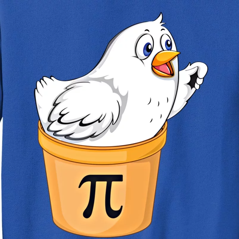 Chicken Pot Pie Gift Funny Math Pun Chicken Pot Pi 3 14 Gift Tall Sweatshirt