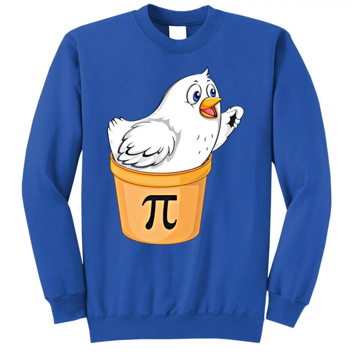 Chicken Pot Pie Gift Funny Math Pun Chicken Pot Pi 3 14 Gift Tall Sweatshirt