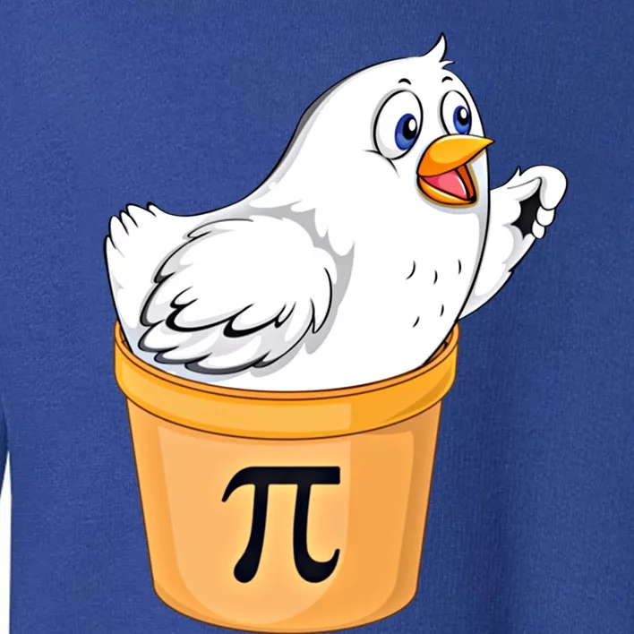 Chicken Pot Pie Gift Funny Math Pun Chicken Pot Pi 3 14 Gift Toddler Sweatshirt