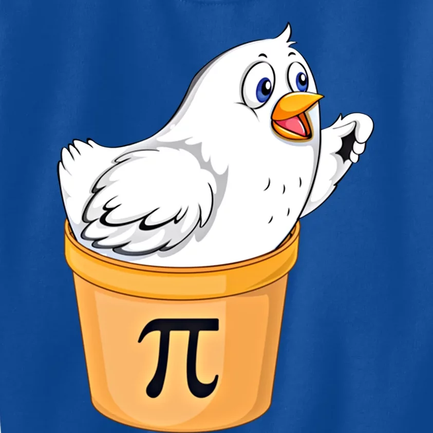 Chicken Pot Pie Gift Funny Math Pun Chicken Pot Pi 3 14 Gift Kids Sweatshirt