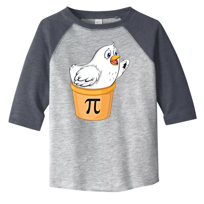 Chicken Pot Pie Gift Funny Math Pun Chicken Pot Pi 3 14 Gift Toddler Fine Jersey T-Shirt