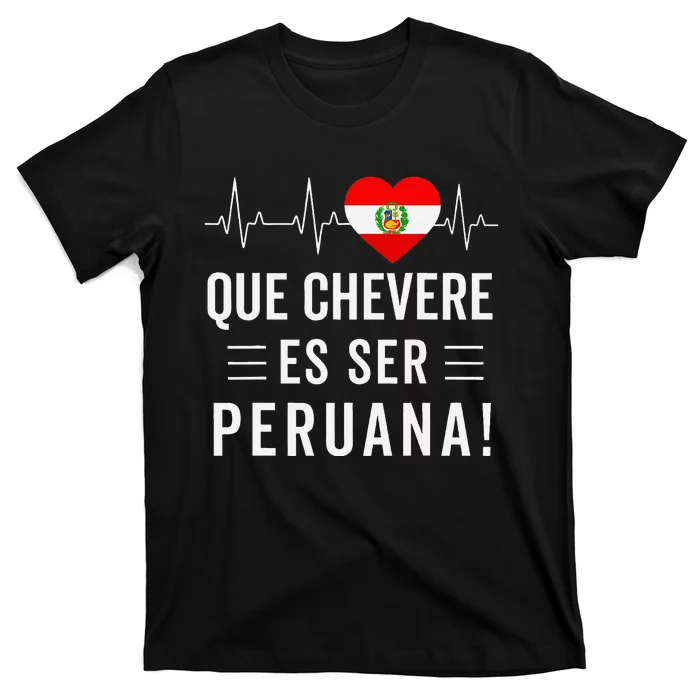 Camiseta Peruana Peruvian Flag Pride Peru Women Mujer T-Shirt