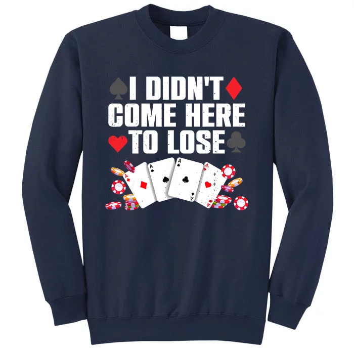 Cool Poker Player Art Casino Lover Gamblers Sweatshirt