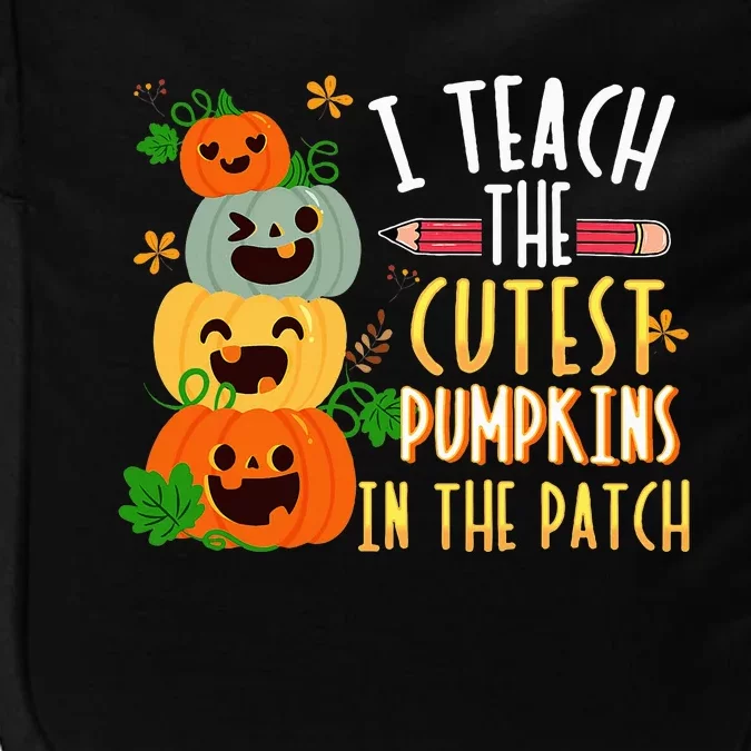 Cute Pumpkin Patch Halloween Teacher Gift Impact Tech Backpack