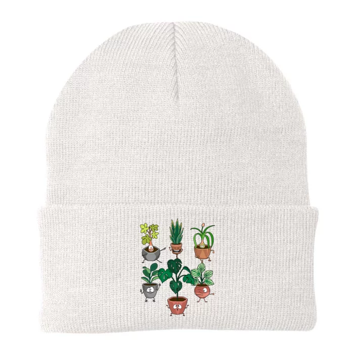 Cool Plants Pot Gardening Plant Lover Gardener Knit Cap Winter Beanie