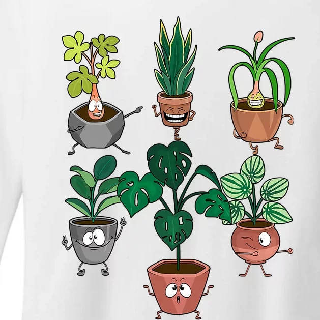 Cool Plants Pot Gardening Plant Lover Gardener Womens CVC Long Sleeve Shirt