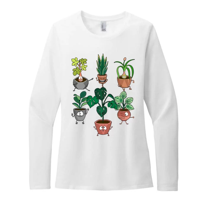 Cool Plants Pot Gardening Plant Lover Gardener Womens CVC Long Sleeve Shirt