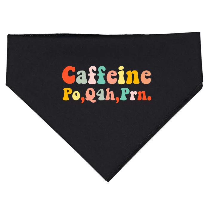 Caffeine Po Q4h Prn USA-Made Doggie Bandana