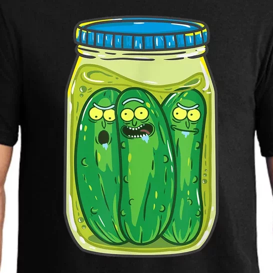 Cool Pickle Rick Jar Rick & Morty Funny Gift Pajama Set