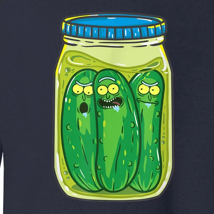 Cool Pickle Rick Jar Rick & Morty Funny Gift Toddler Sweatshirt