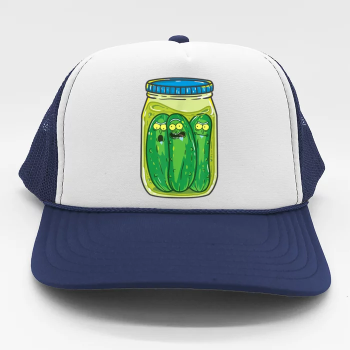 Cool Pickle Rick Jar Rick & Morty Funny Gift Trucker Hat