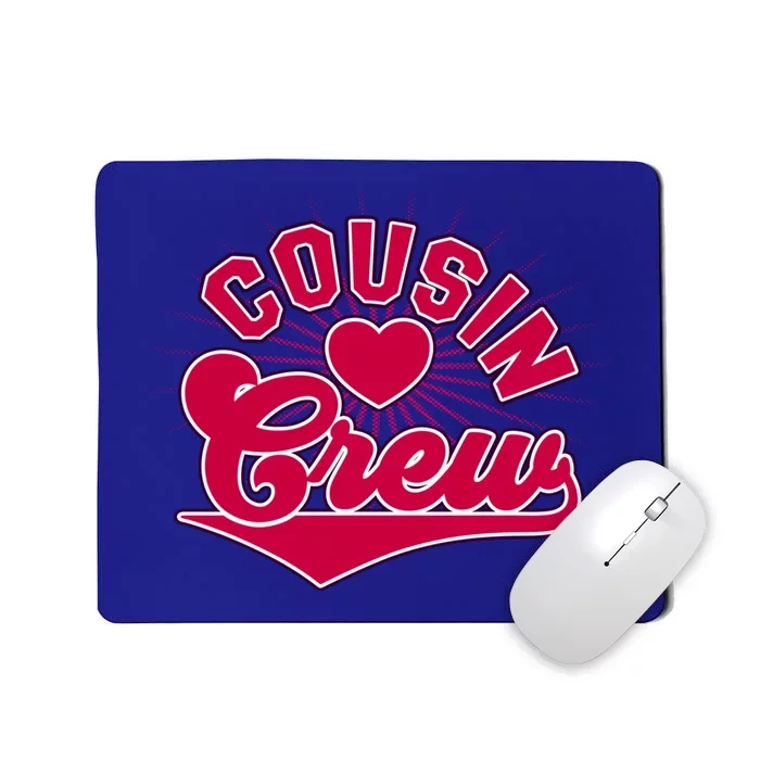 Cute Pink Retro Sports Style Cousin Crew Meaningful Gift Mousepad