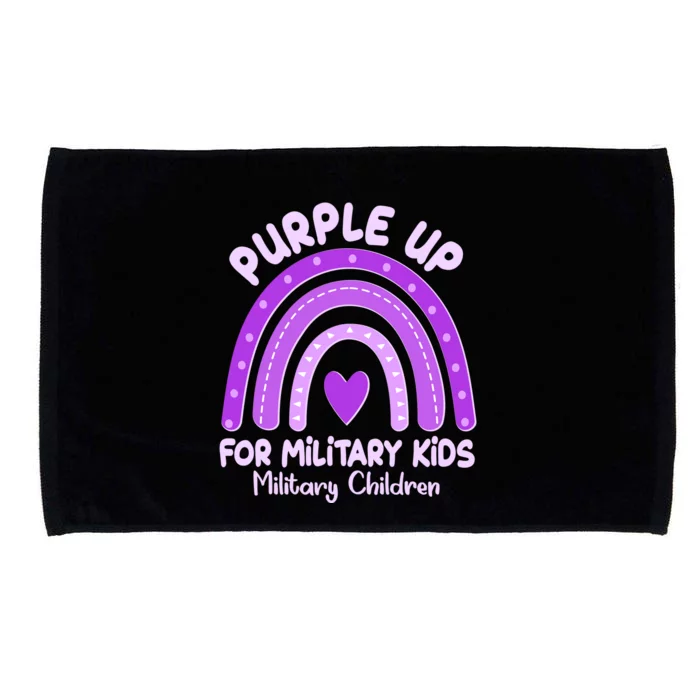 Cute Purple Rainbow Wear Purple Microfiber Hand Towel