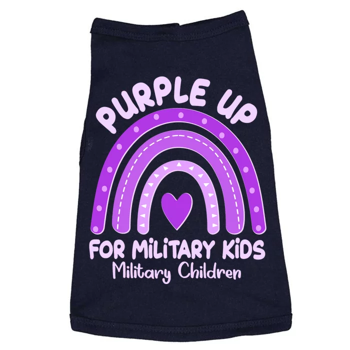 Cute Purple Rainbow Wear Purple Doggie Tank