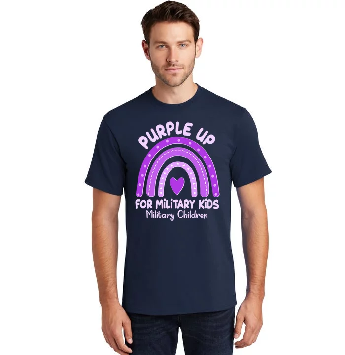 Cute Purple Rainbow Wear Purple Tall T-Shirt