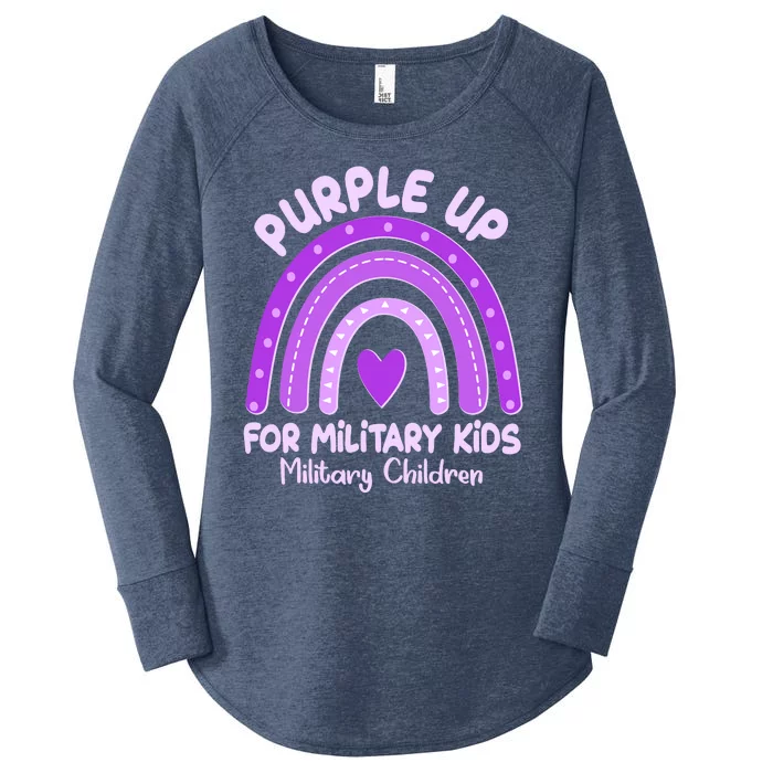 Cute Purple Rainbow Wear Purple Women's Perfect Tri Tunic Long Sleeve Shirt