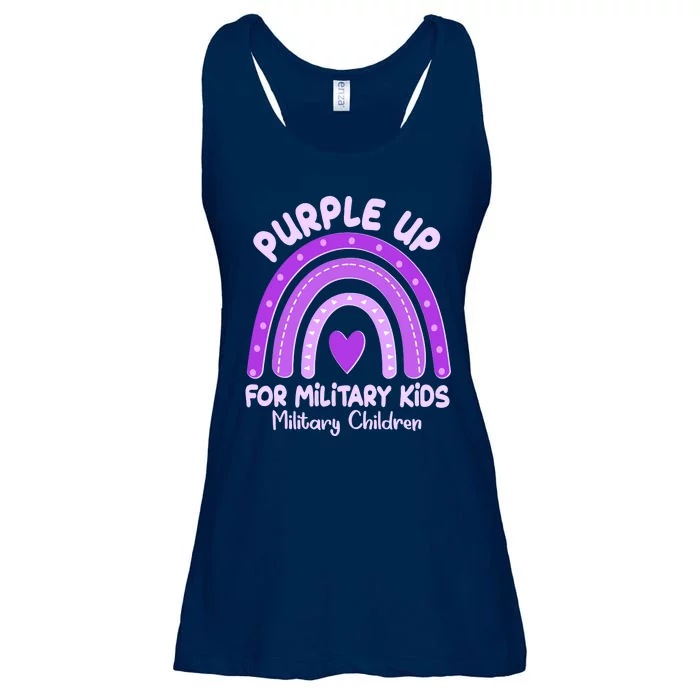 Cute Purple Rainbow Wear Purple Ladies Essential Flowy Tank