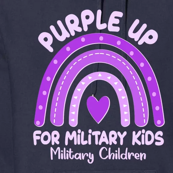 Cute Purple Rainbow Wear Purple Premium Hoodie