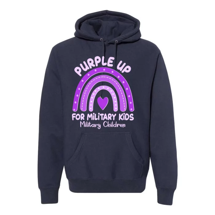 Cute Purple Rainbow Wear Purple Premium Hoodie