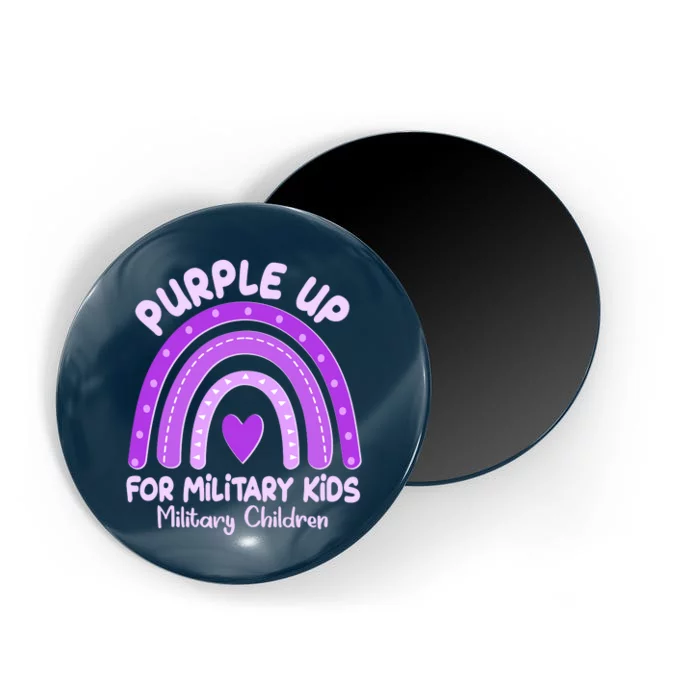 Cute Purple Rainbow Wear Purple Magnet