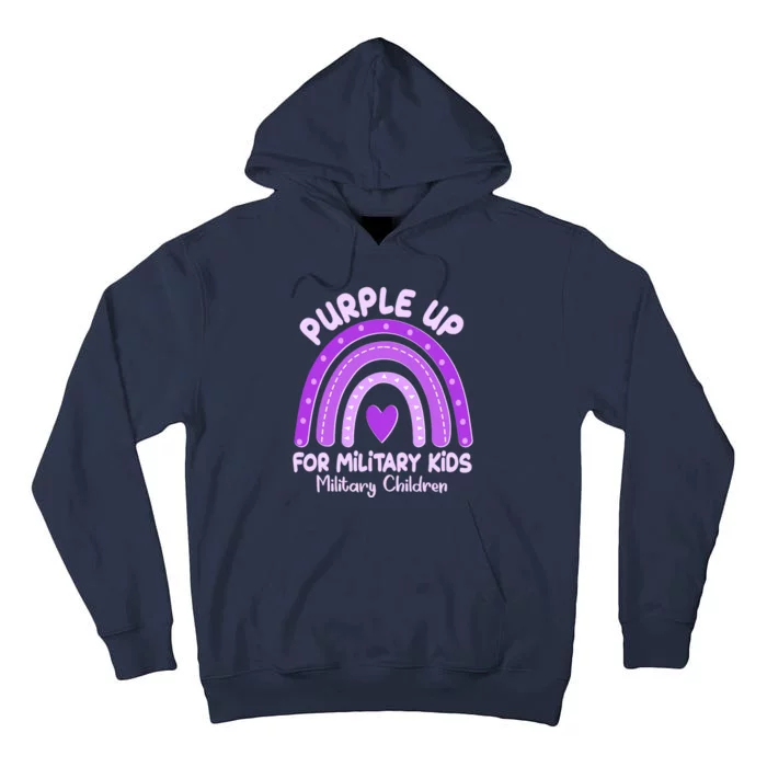 Cute Purple Rainbow Wear Purple Tall Hoodie