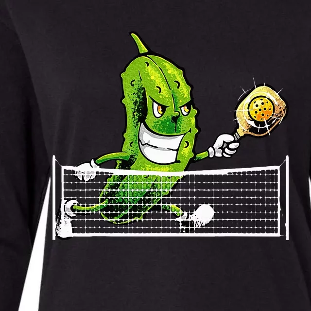 Cute Pickleball Racket Sport Pickleball Lover Womens Cotton Relaxed Long Sleeve T-Shirt