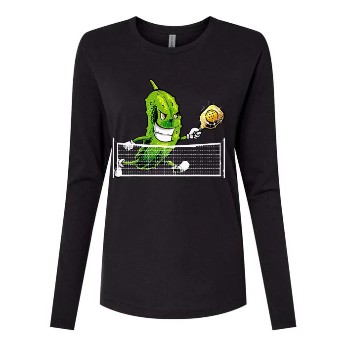 Cute Pickleball Racket Sport Pickleball Lover Womens Cotton Relaxed Long Sleeve T-Shirt