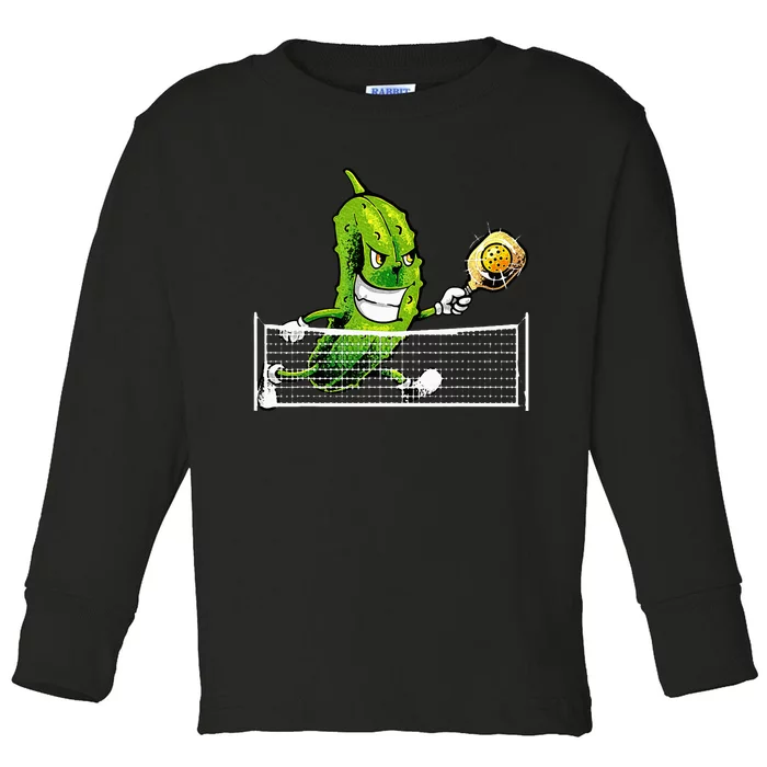 Cute Pickleball Racket Sport Pickleball Lover Toddler Long Sleeve Shirt