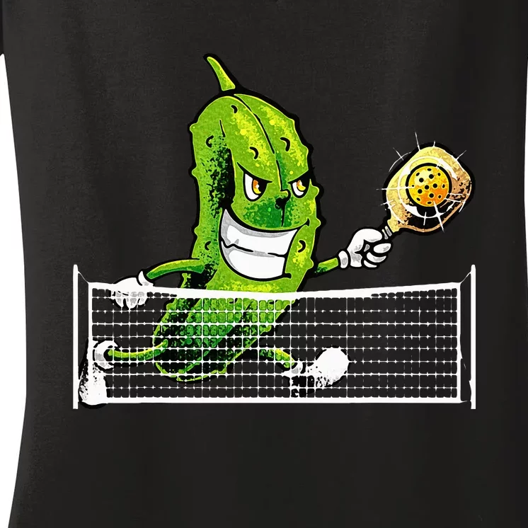 Cute Pickleball Racket Sport Pickleball Lover Women's V-Neck T-Shirt