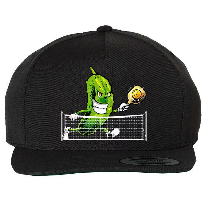 Cute Pickleball Racket Sport Pickleball Lover Wool Snapback Cap