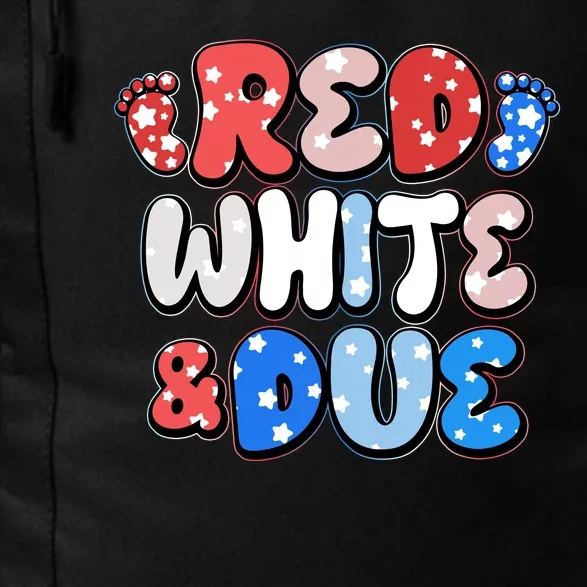 Cute Patriotic Red White And Due New Baby Daily Commute Backpack