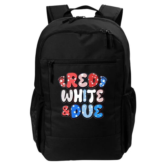 Cute Patriotic Red White And Due New Baby Daily Commute Backpack