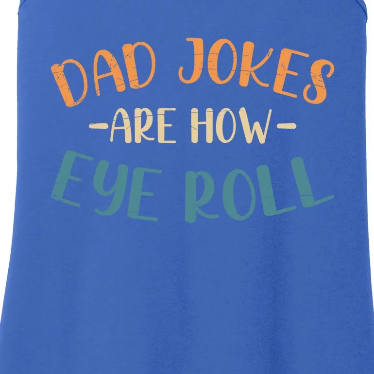 Cringe Puns Rad Jokes Funny Fathers Day Gift Dad Jokes Gift Ladies Essential Tank