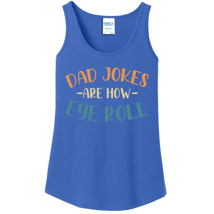 Cringe Puns Rad Jokes Funny Fathers Day Gift Dad Jokes Gift Ladies Essential Tank