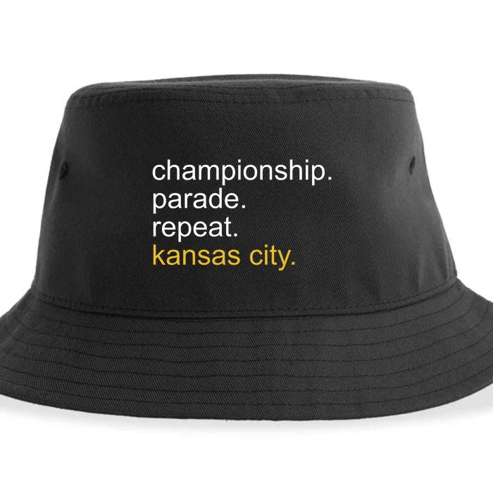 Championship Parade Repeat Kansas City Sustainable Bucket Hat