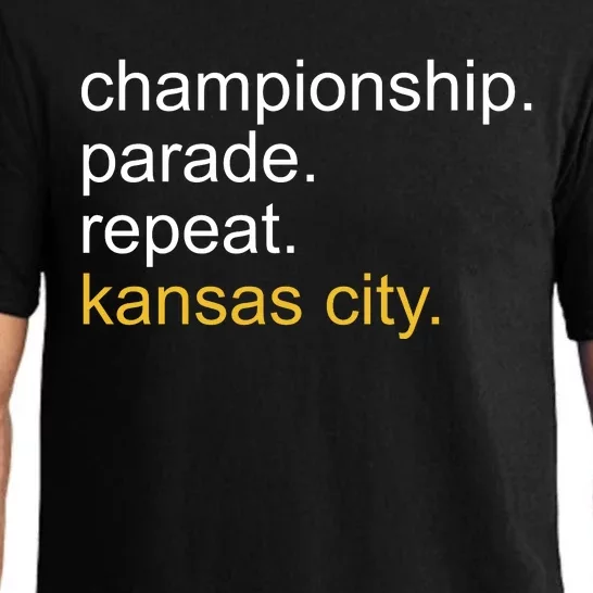 Championship Parade Repeat Kansas City Pajama Set