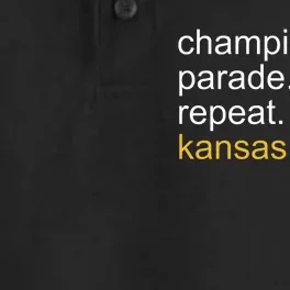 Championship Parade Repeat Kansas City Dry Zone Grid Performance Polo