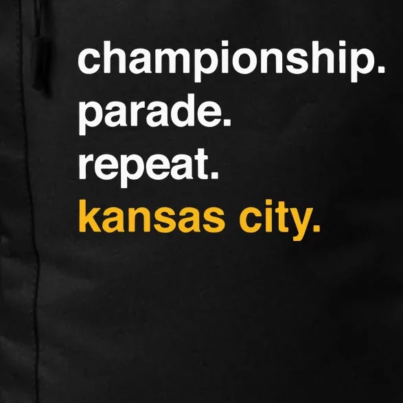 Championship Parade Repeat Kansas City Daily Commute Backpack